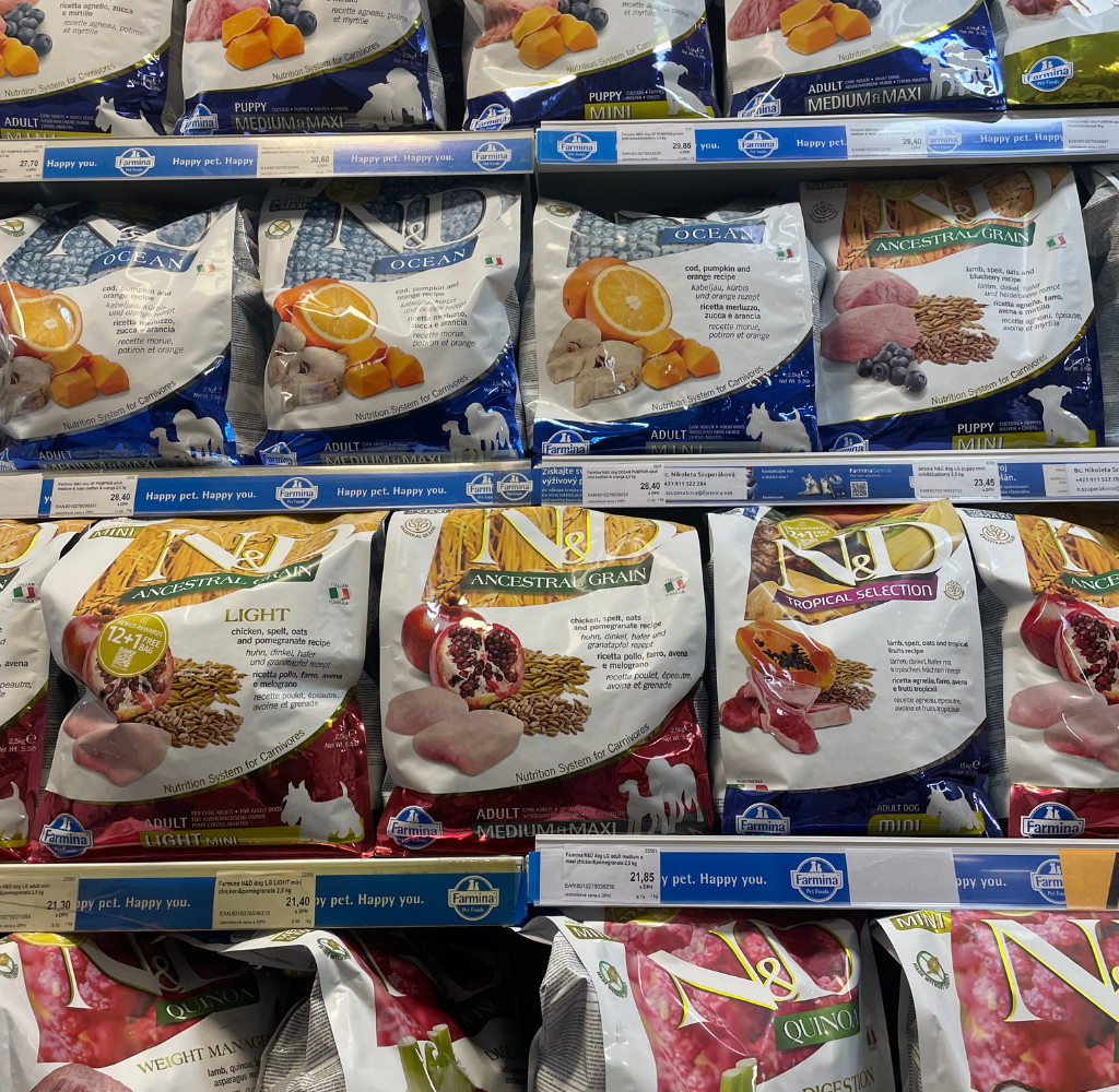 Výber krmív Farmina pre psov - N&D ANCESTRAL GRAIN a OCEAN _ abovzoo.sk